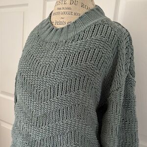 Green soft cozy Knit Sweater